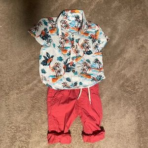 Baby Gap Hawaiian outfit